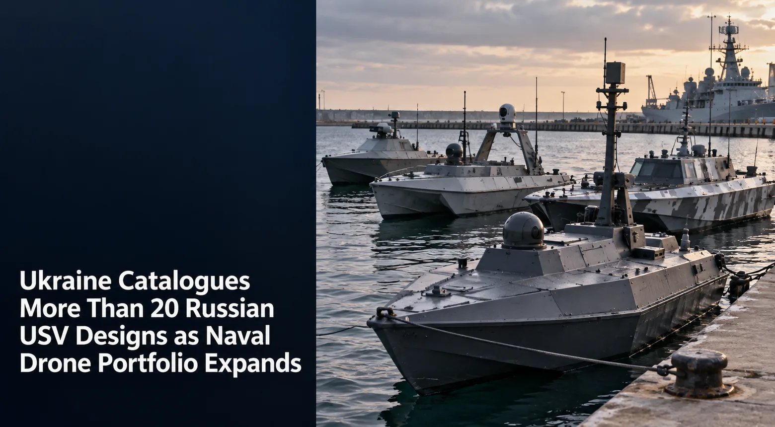 Ukraine Catalogues More Than 20 Russian USV Designs as Naval Drone Portfolio Expands