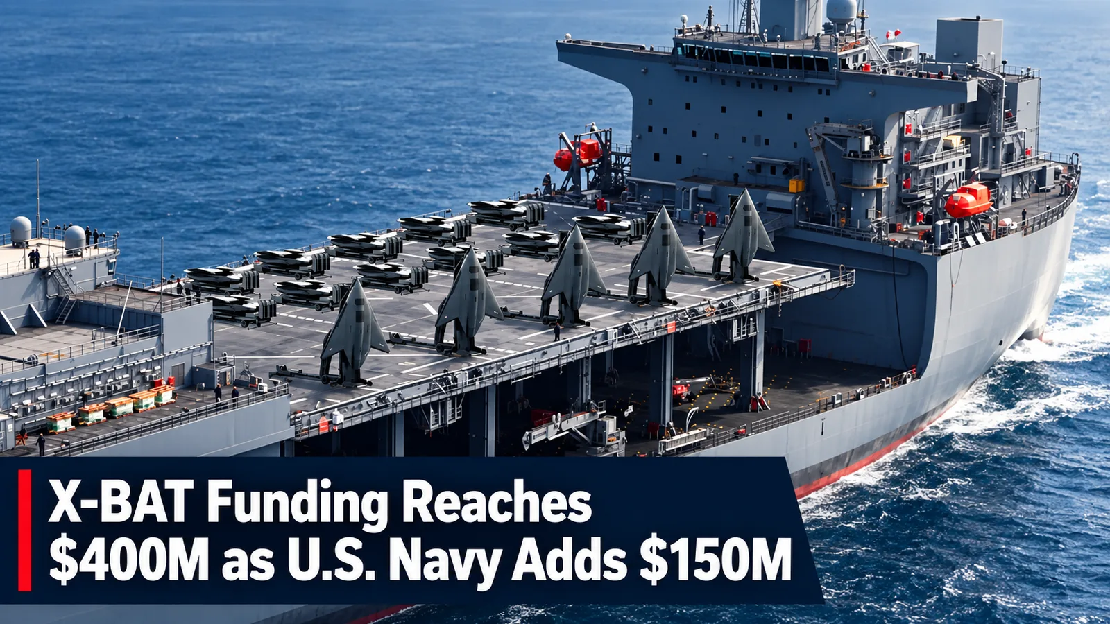 X-BAT Funding Reaches $400M as U.S. Navy Adds $150M