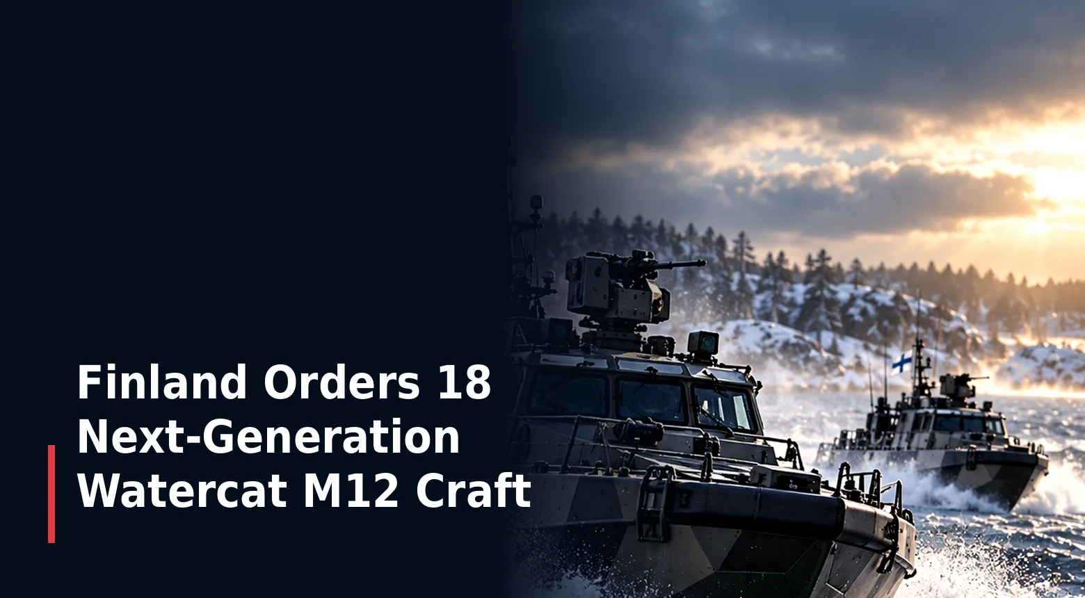Finland Orders 18 Next-Generation Watercat M12 Craft