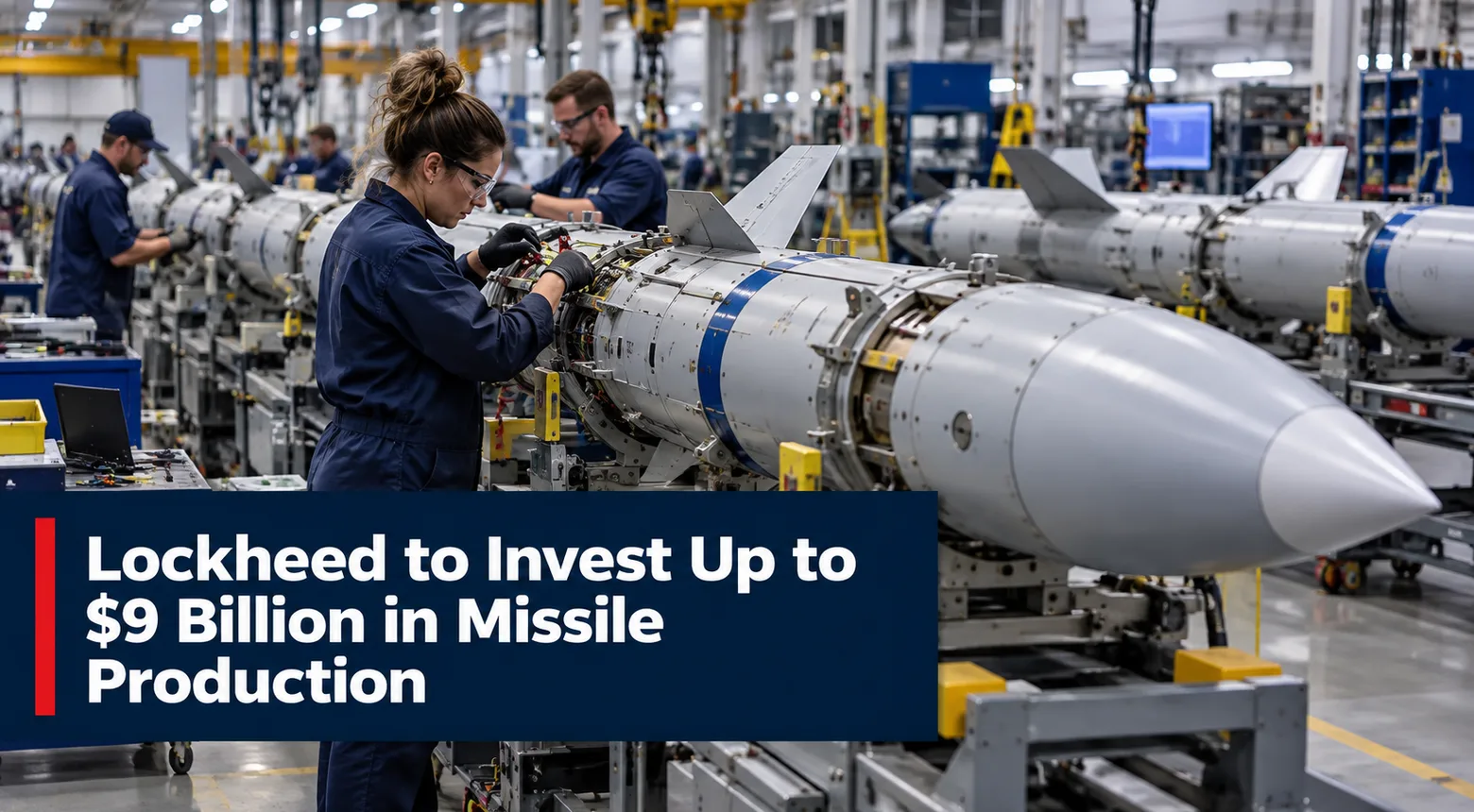 Lockheed to Invest Up to $9 Billion in Missile Production