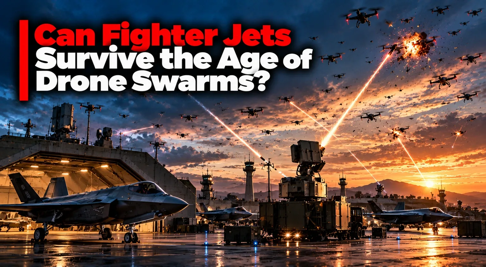 Can Fighter Jets Survive the Age of Drone Swarms?