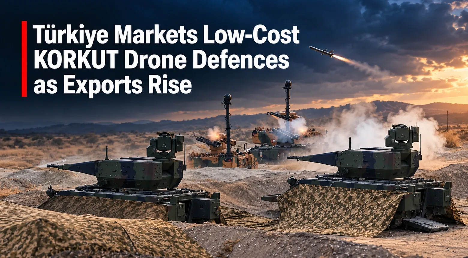 Türkiye Markets Low-Cost KORKUT Drone Defences as Exports Rise