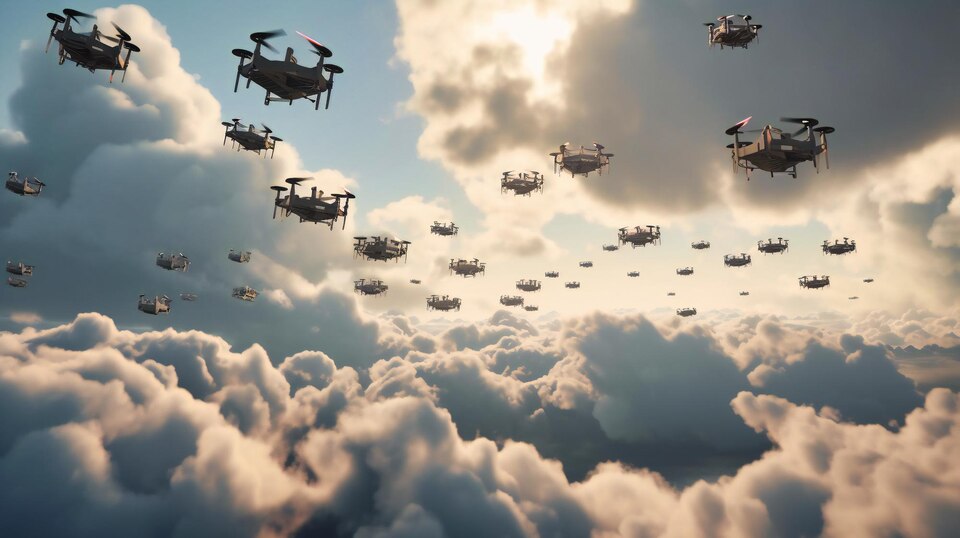 AI-Powered UAV Swarming