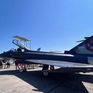 Eurofighter CEO Giancarlo Mezzanatto speaking at the Paris Air Show 2025 about Eurofighter export production growth