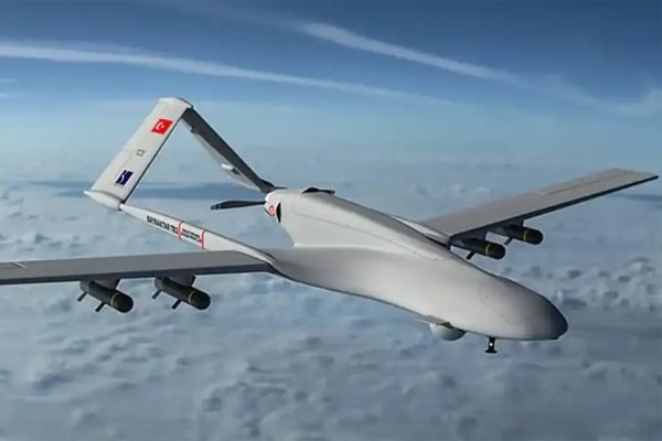 Bayraktar TB2 drone deployed in operational field, showcasing Türkiye’s UAV capabilities