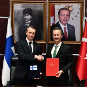 Turkey-Finland defense cooperation signing ceremony June 2025