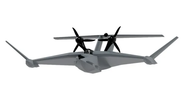 TALAY sea‑skimming WIG combat drone skimming the water surface at low altitude.